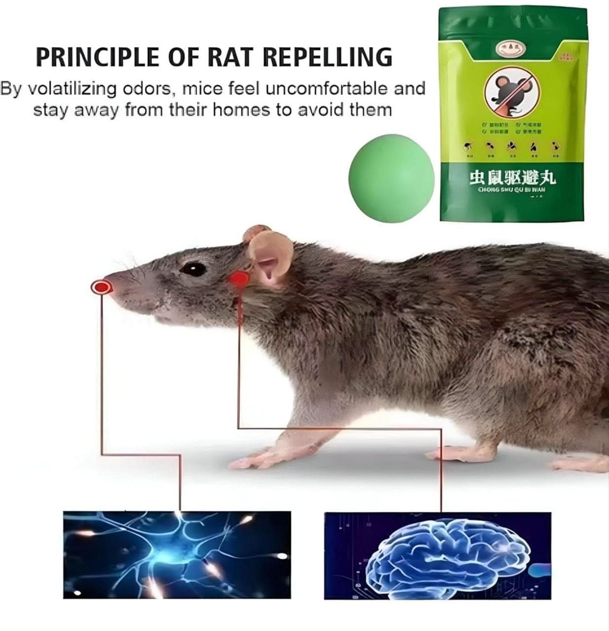 Pesto-Guard⢠: Rat & Insect Repellent Pellets