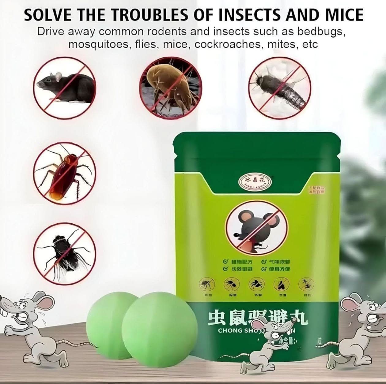 Pesto-Guard⢠: Rat & Insect Repellent Pellets