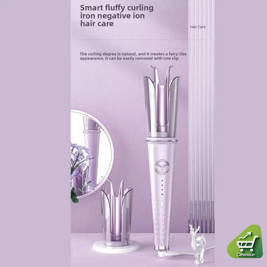Auto Temperature Lock Ceramic Rotating Barrel Hair Curler™