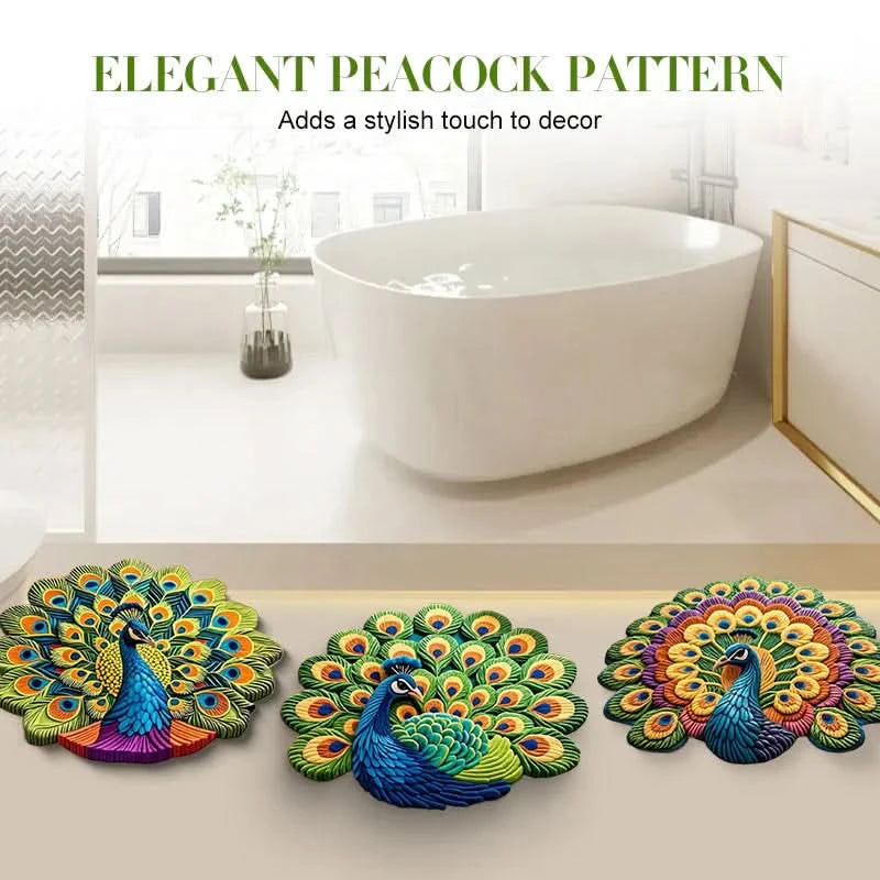 3D Peacock Mat™ (Pack of 2)