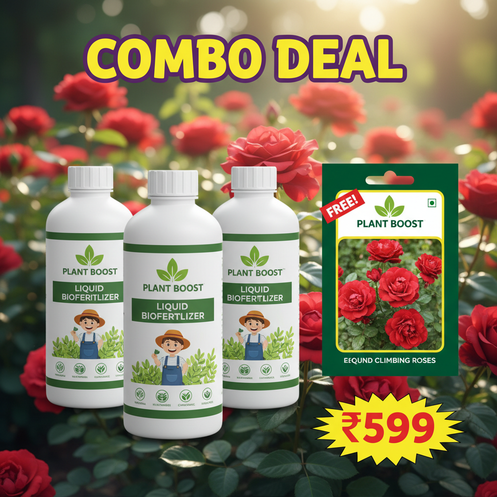 Plant Boosters (Pack of 3) (Get Free Climbing Rose Seeds)