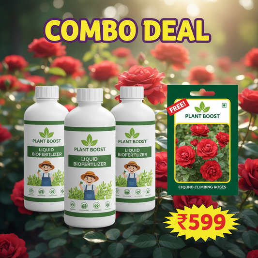 Plant Boosters (Pack of 3) (Get Free Climbing Rose Seeds)
