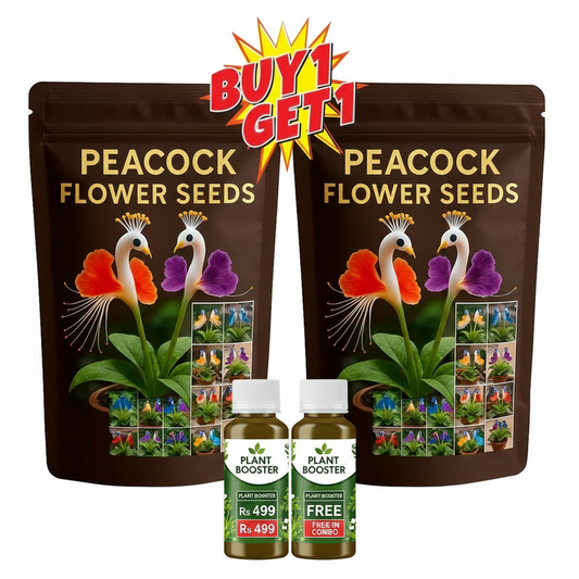Peacock Flower Seeds™ + 2 Plant Boosters (Absolutely Free)