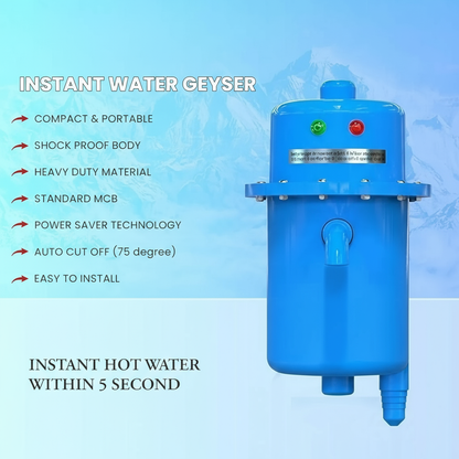 Instant Electric Water Geyser(Random Colours Available)