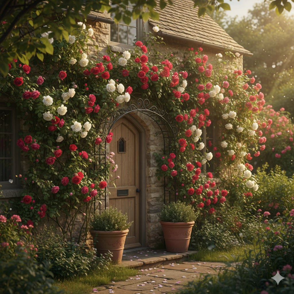 Hybrid Climbing Rose Seeds™ + 2 Plant Boosters (Absolutely Free)